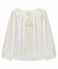 Blouse IELE — Dentelle écrue