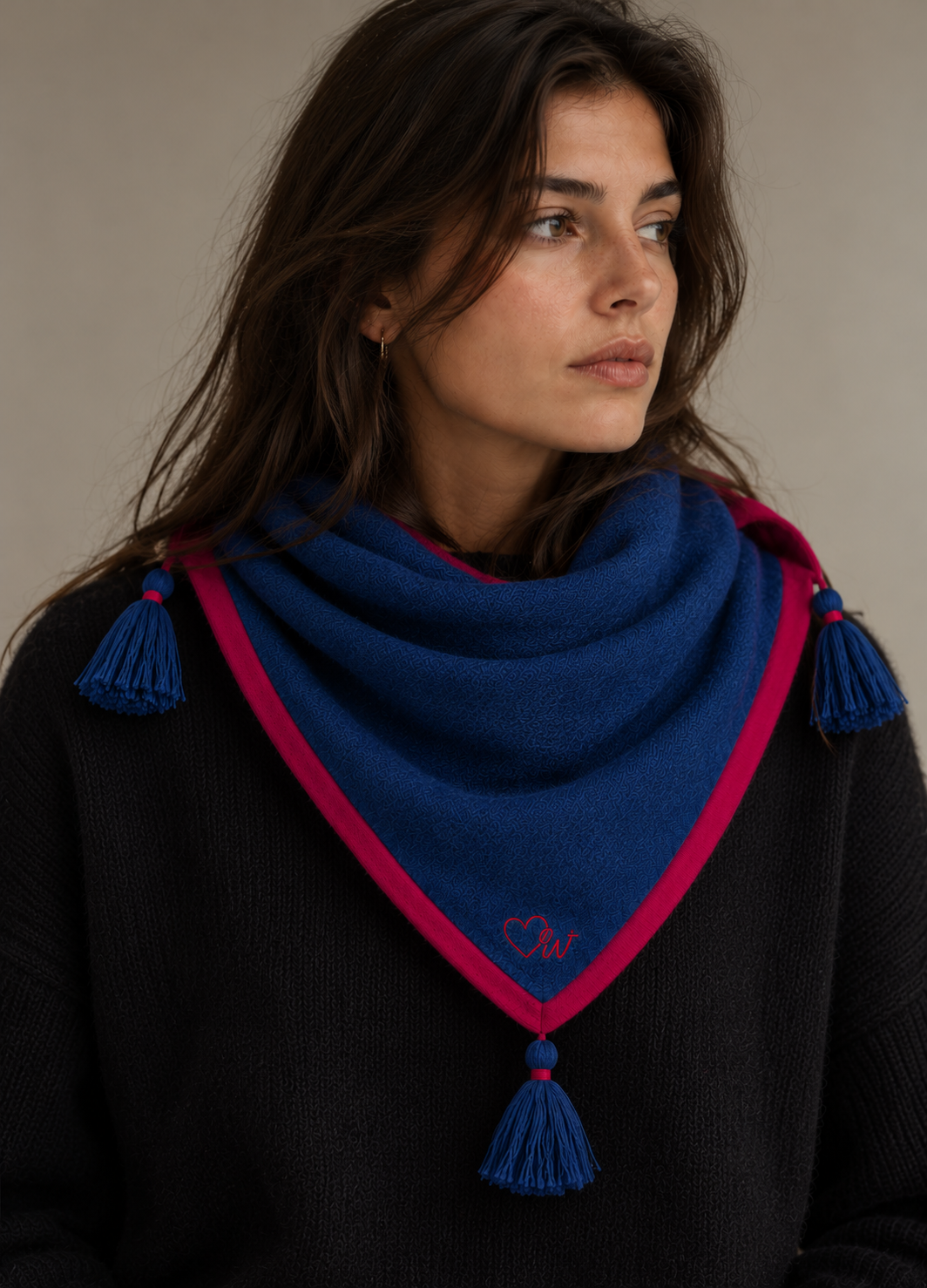 EVA – Grand triangle en cachemire