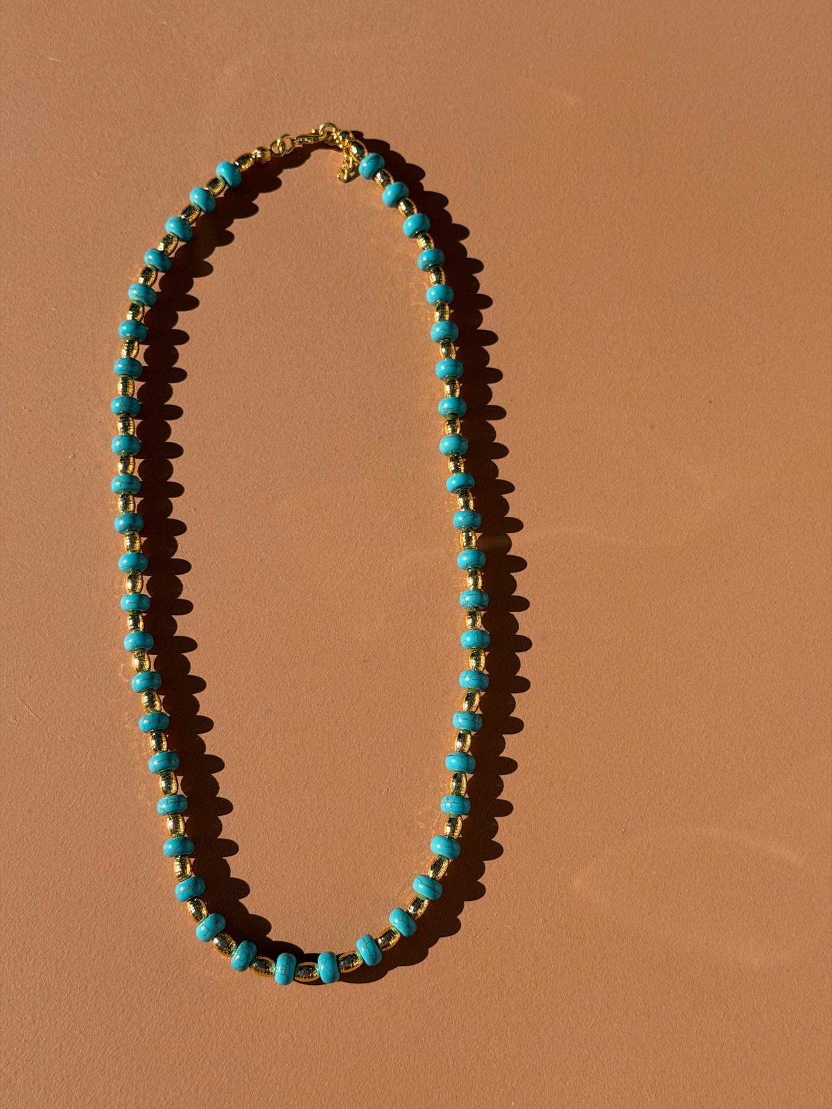 COLLIER TURQUOISE & OR