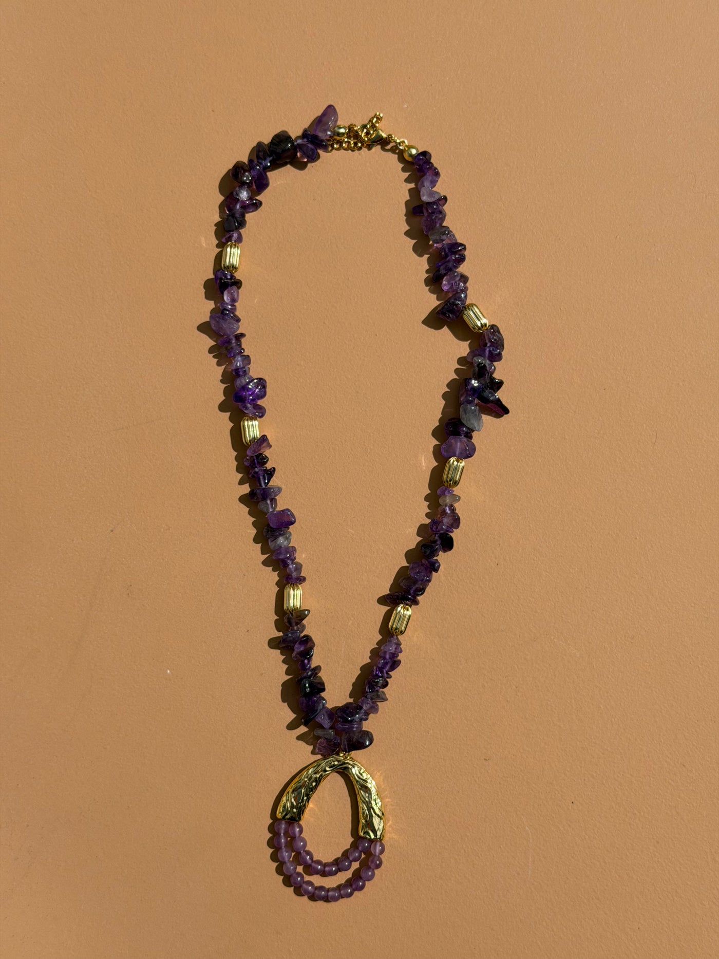 COLLIER AMÉTHYSTE & OR