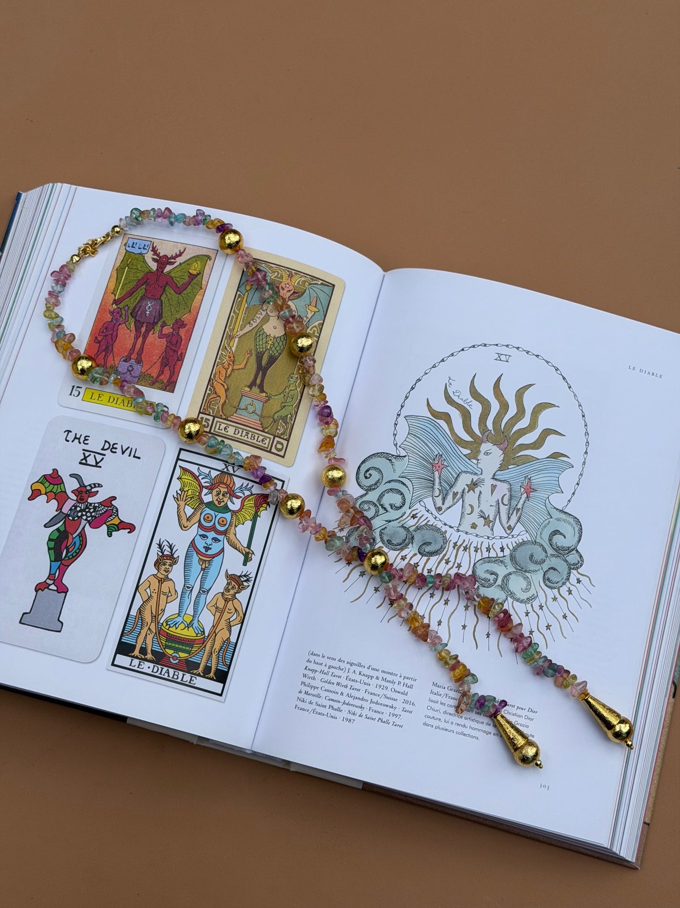 COLLIER TOURMALINE MULTICOLORE